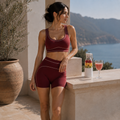 Lane Performance Short — Cherry